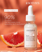 Sothys Hydra Protective Serum med lett konsistens som tilfører fukt og beskytter huden.