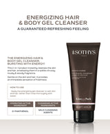 Sothys Energizing hair and body cleansing gel, 200 ml.