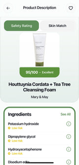 Mary & May Houttuynia Cordata + Tea Tree Cleansing Foam 150ml