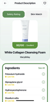 Mary and May White Collagen cleansing foam
