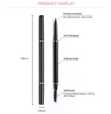 Norliner Precision Brow pencil med kost, Medium Brown
