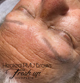 Naturlige bryn, hår tatovering, Healet Microlading