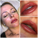 tattovering av lipper, lip blush