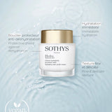Sothys bestselgende fuktighets krem for en normal og kombinasjons hud. Hydrating hydra satin cream. Kjøpes hos fresh up hudpleie