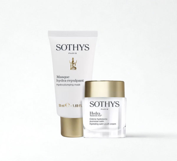Sothys Hydra boks, Hydrating duo krem og maske. Fuktighetsgivende krem og maske 