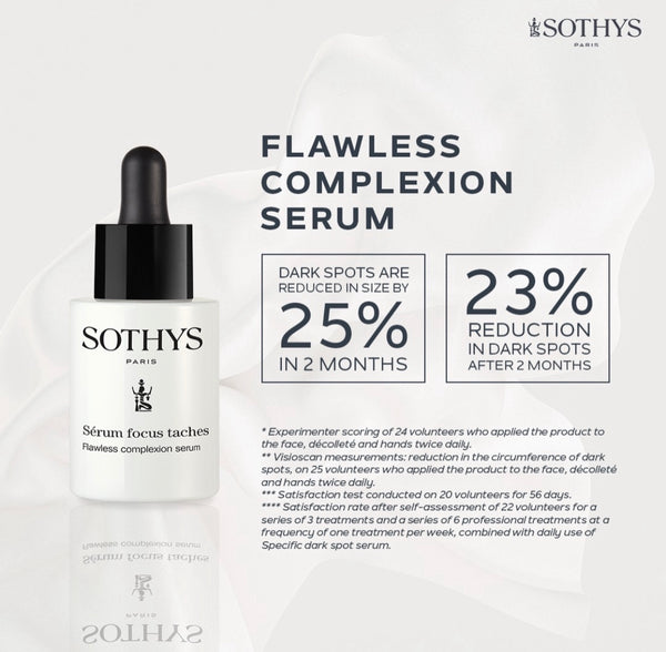 Sothys Flawless serum for lysning av pigmentflekker og ugjevn pigmentering 