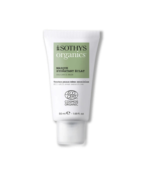 Sothys Organics mask fuktighet og revitalisering av huden. Kan brukes som nattmaske.